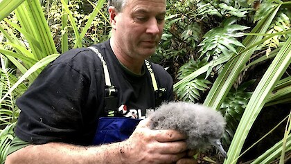 BHMET Trustee Peter Leask and a fluffy friend